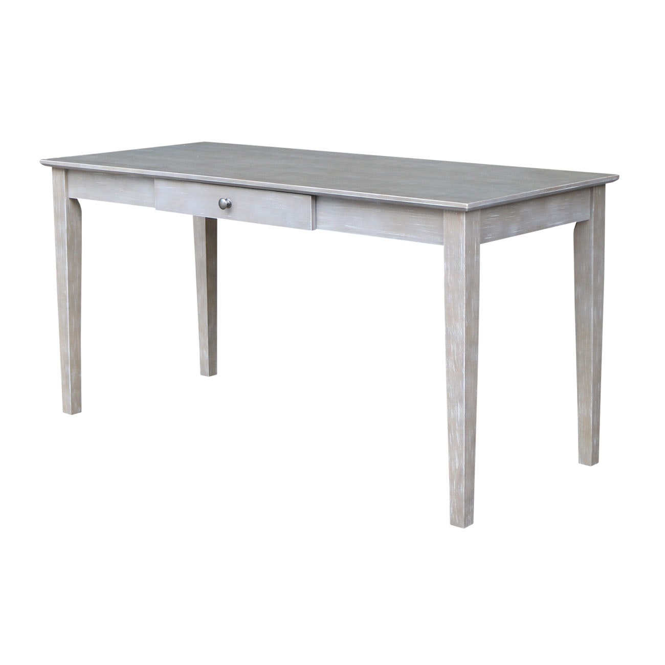 John Thomas Writing Table w/ Drawer in Taupe Gray OF09-42