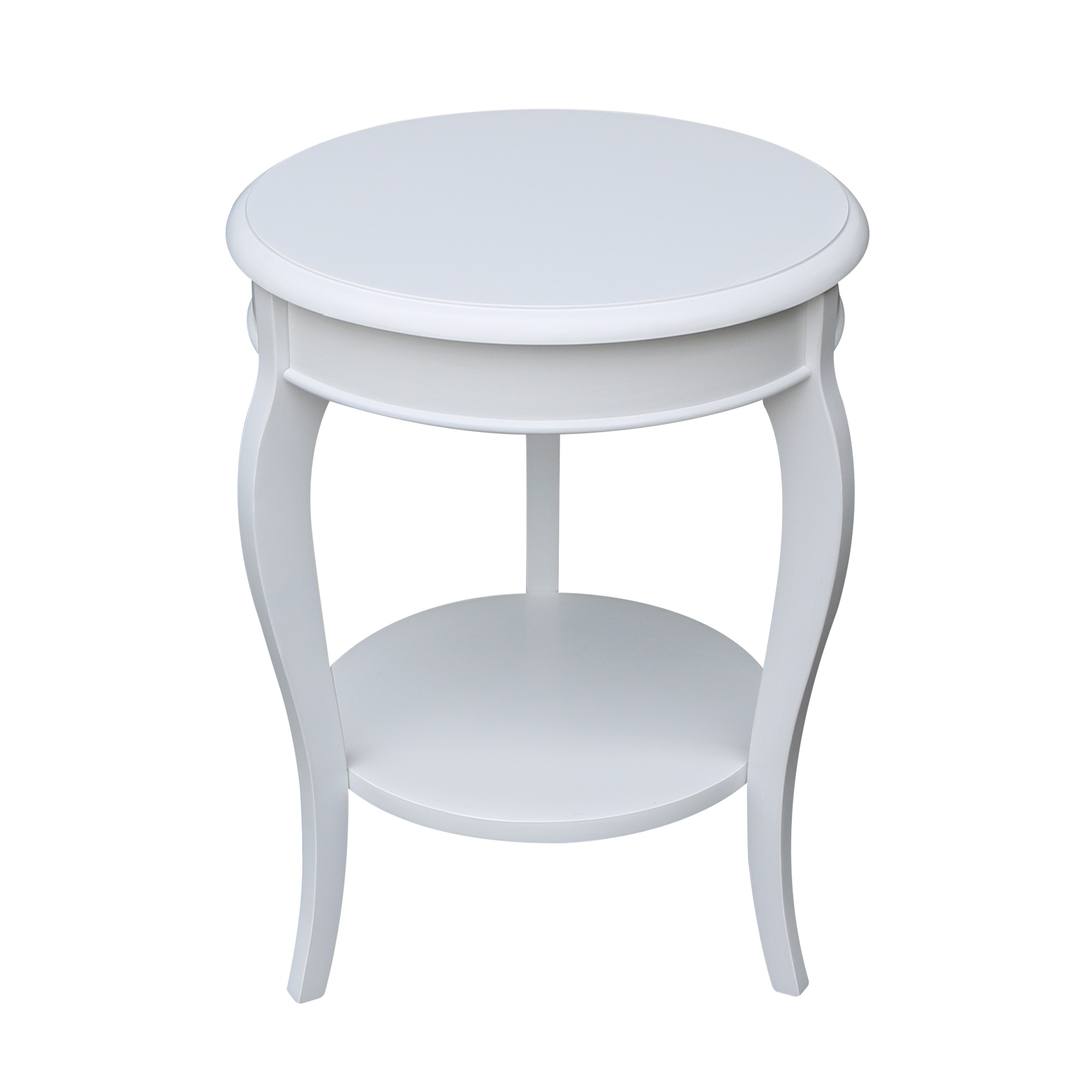 John Thomas Cambria Accent Table in Pure White OT08-18R-18