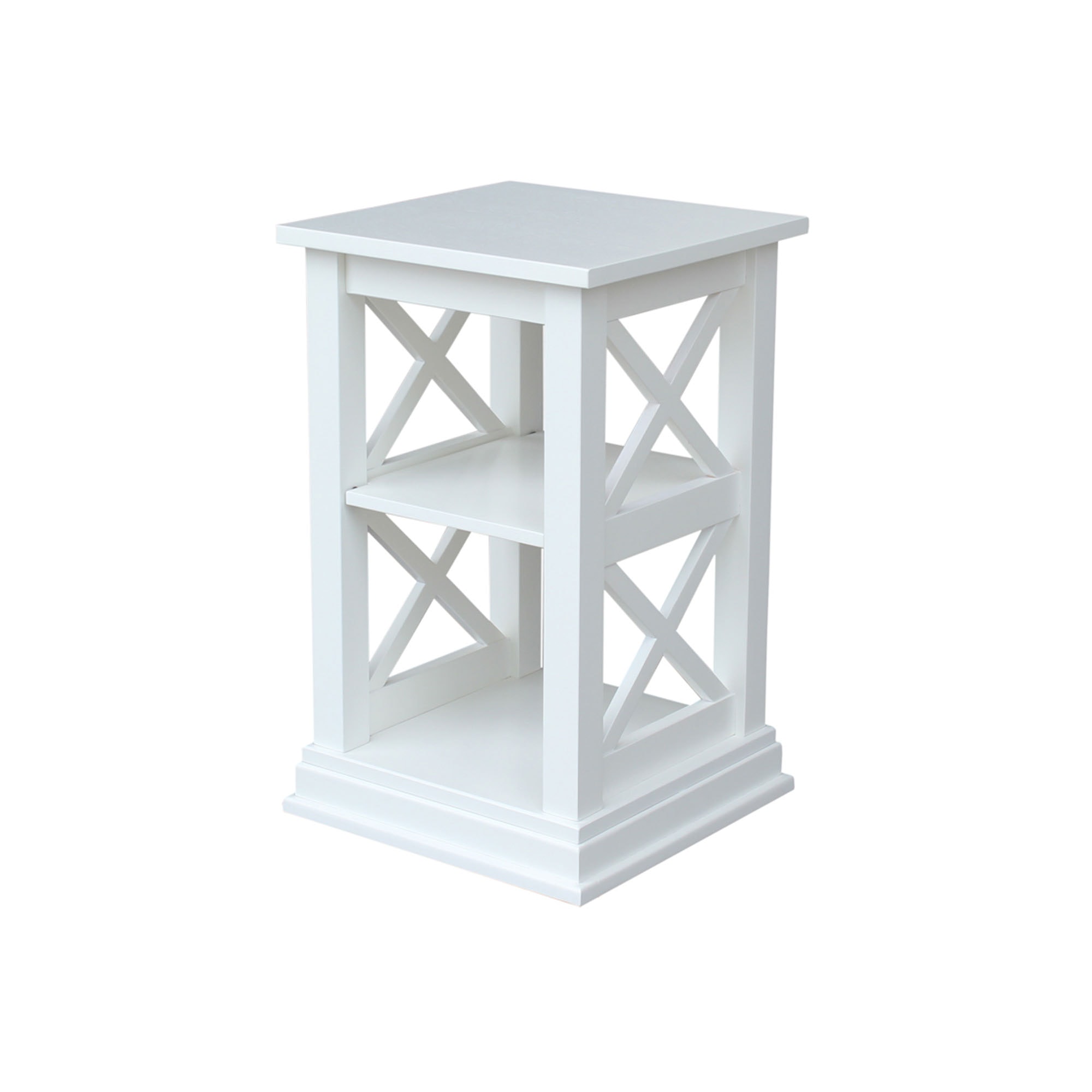 John Thomas Hampton Accent Table in Pure White OT08-70A