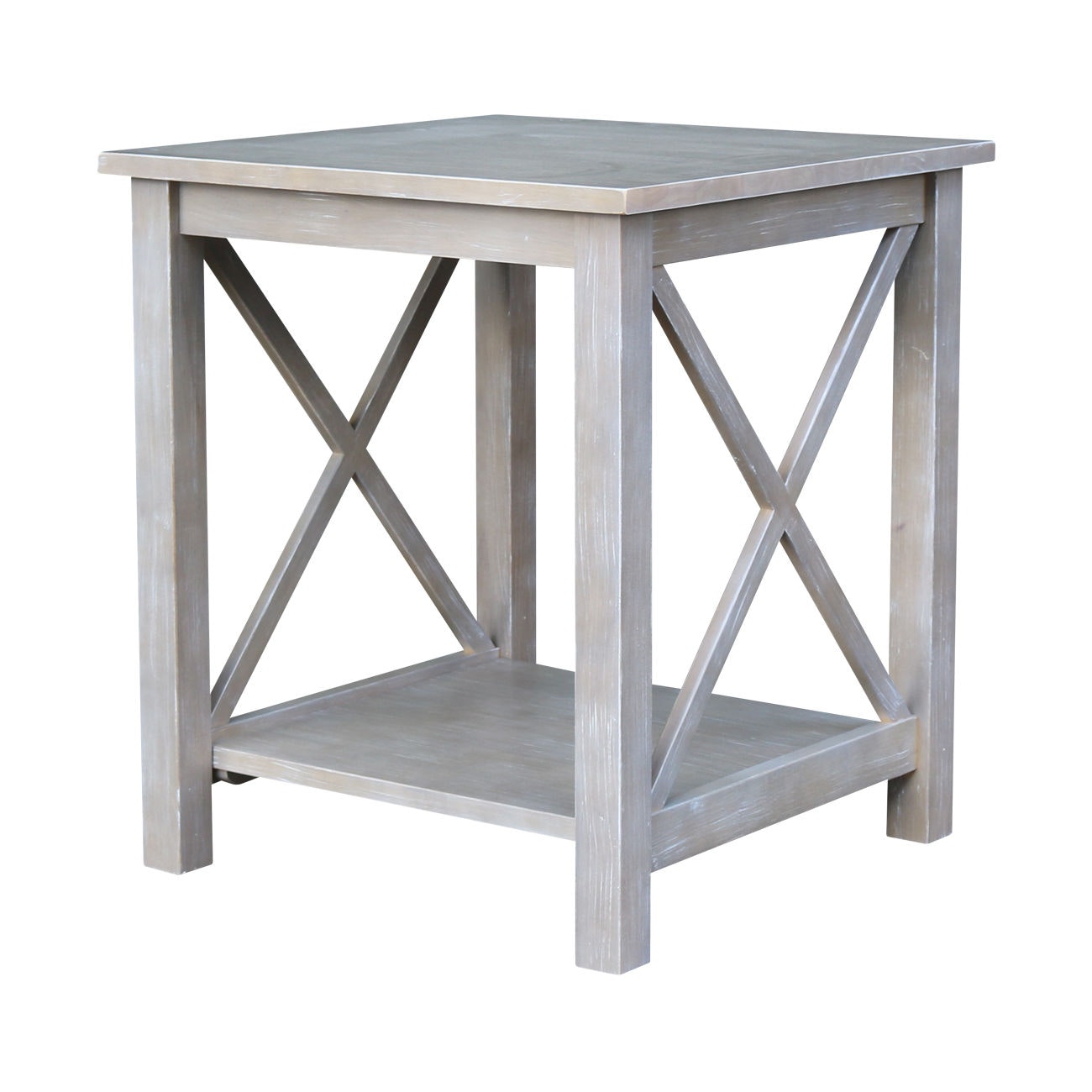 John Thomas Hampton End Table in Taupe Gray OT09-70E