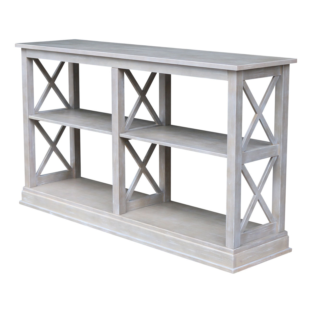 John Thomas Hampton Long Sofa Table in Taupe Gray OT09-70SL
