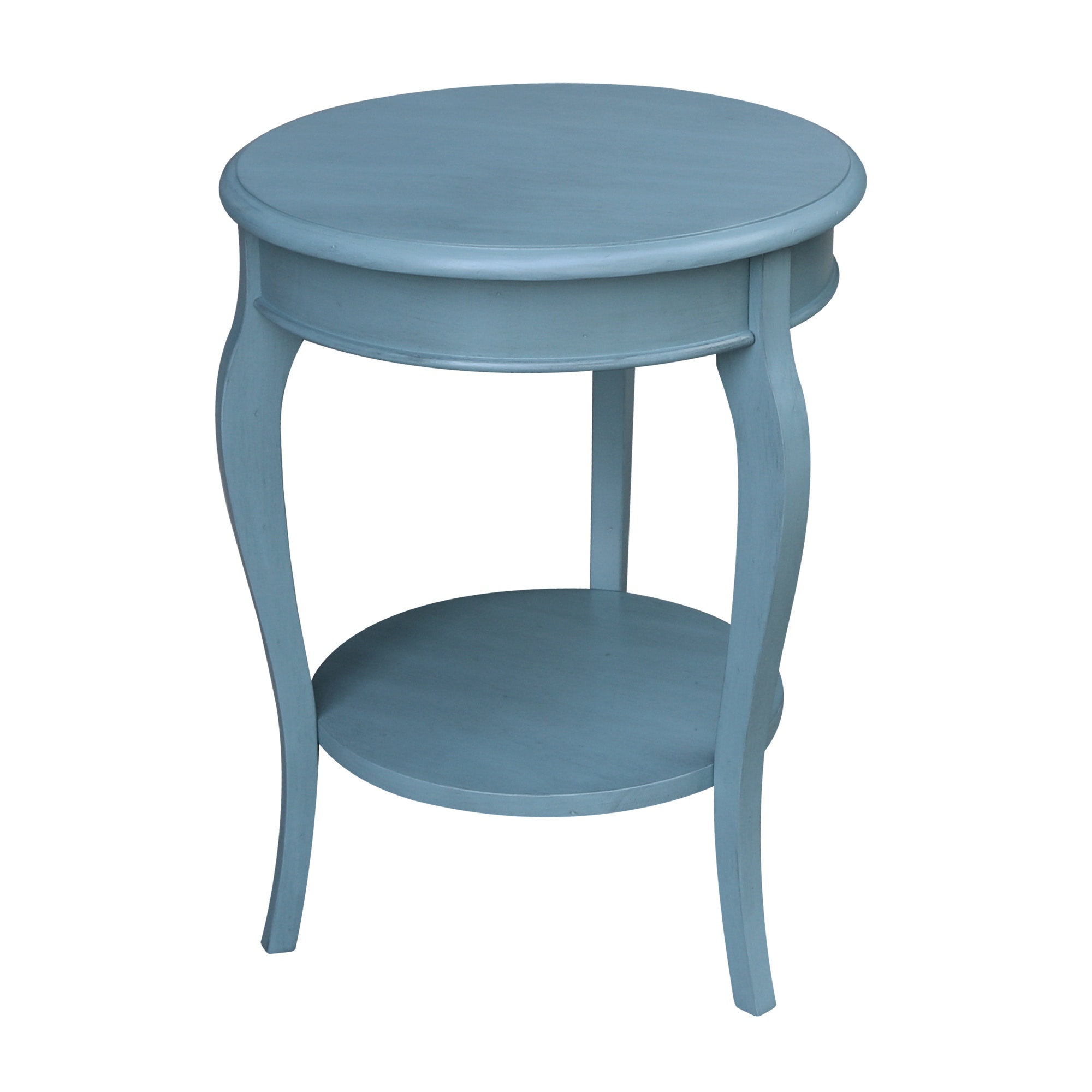 John Thomas Cambria Accent Table in Ocean Blue OT32-18R-18