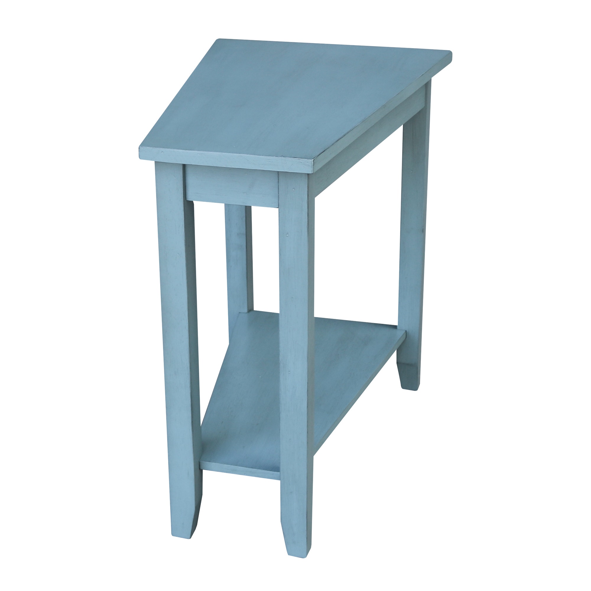 John Thomas Keystone Accent Table in Ocean Blue OT32-45