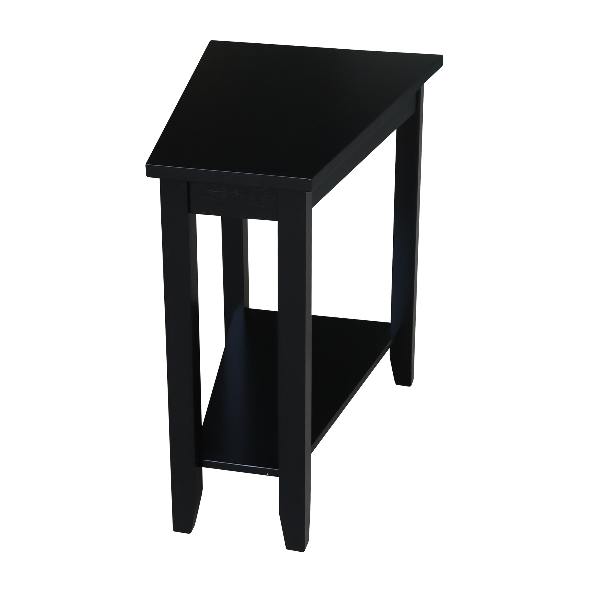 John Thomas Keystone Accent Table in Solid Black OT46-45