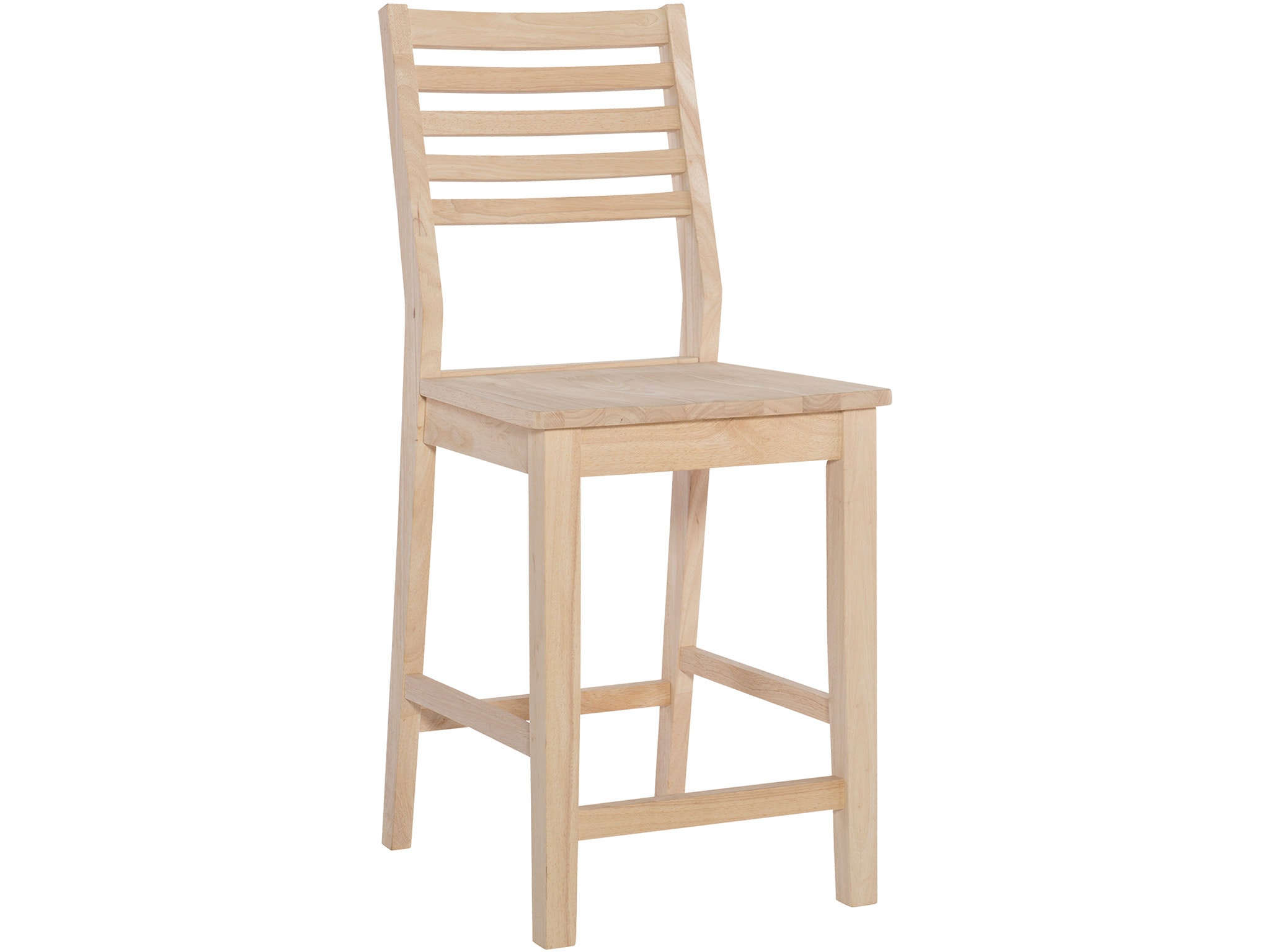 John Thomas 24 Inch Aspen Ladderback Stool S-42B