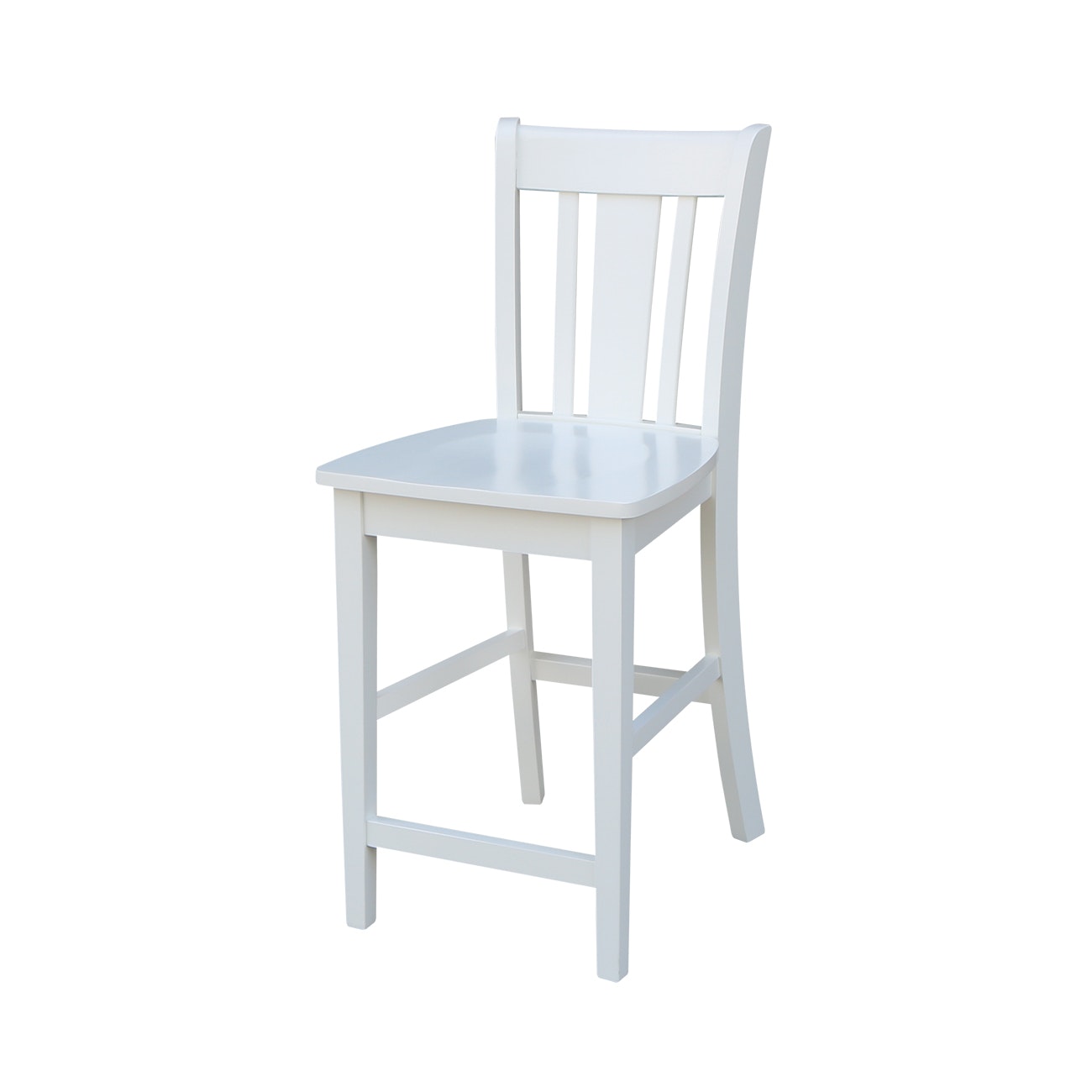 John Thomas San Remo Stool in Pure White S08-102B