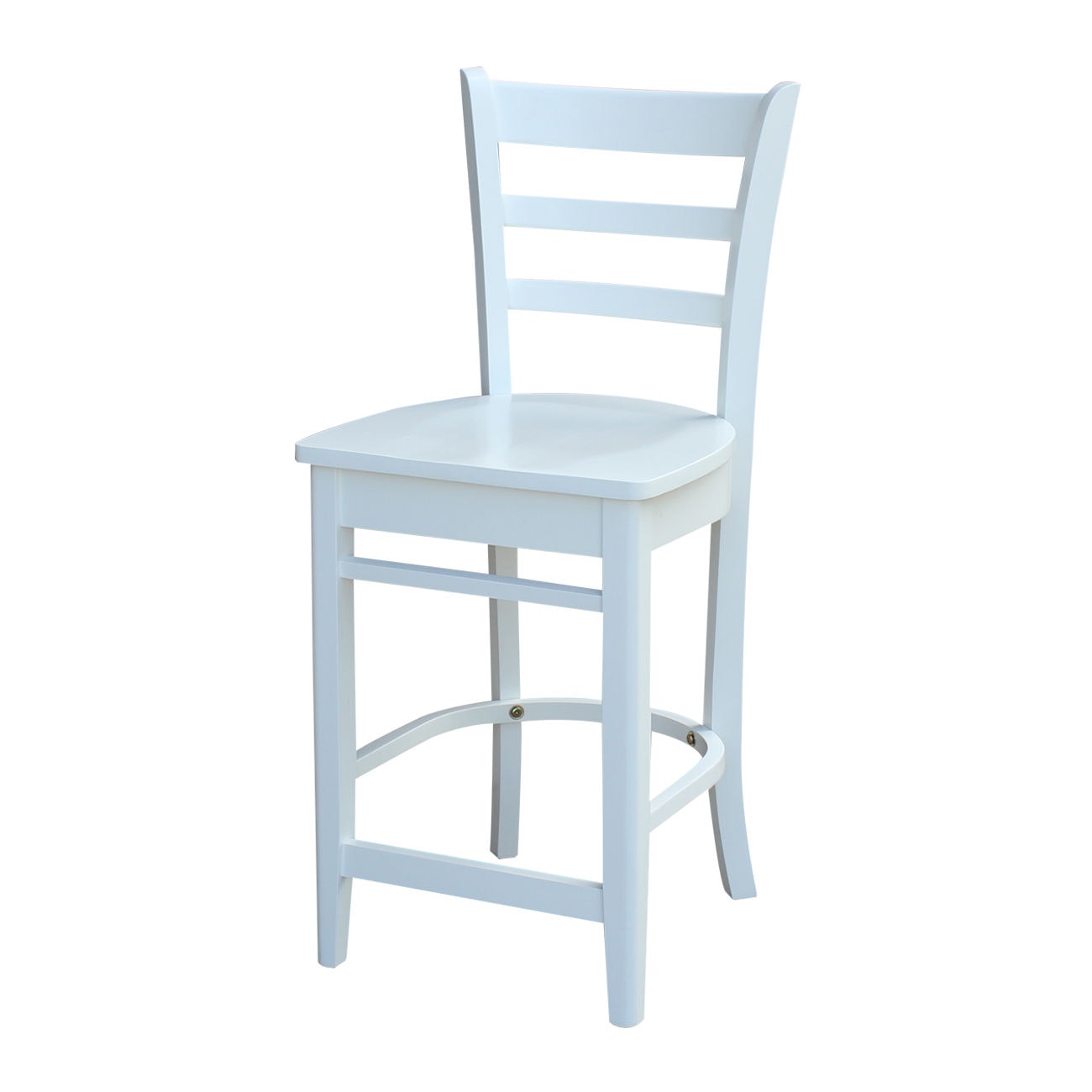 John Thomas Emily Stool in White S08-6172B