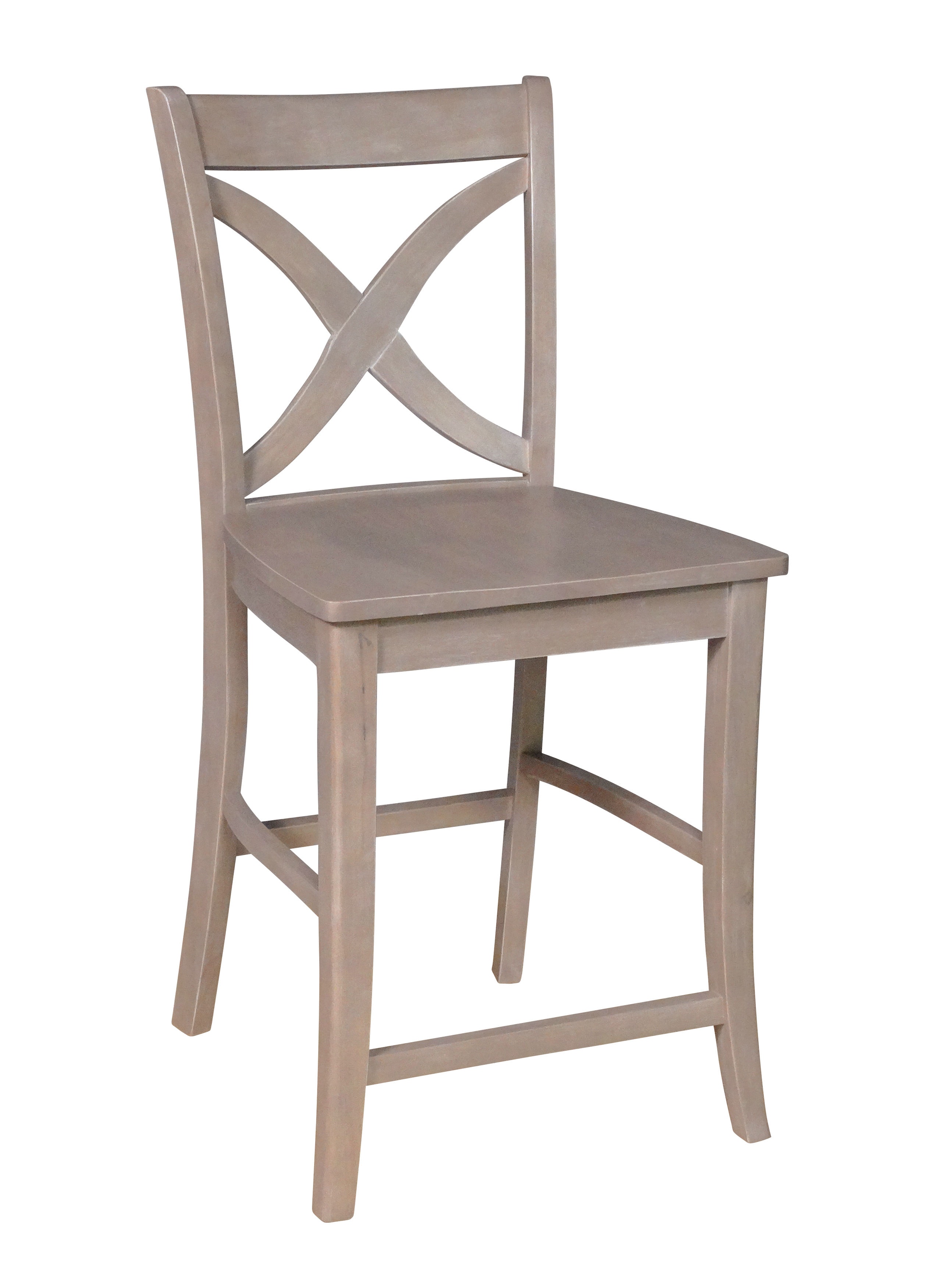 John Thomas Salerno Stool in Taupe Gray S09-142B
