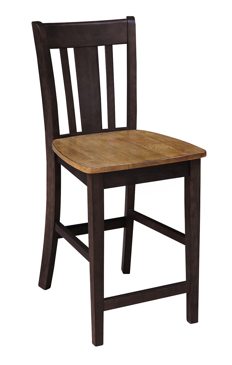 John Thomas San Remo Stool in Hickory Coal S45-102B