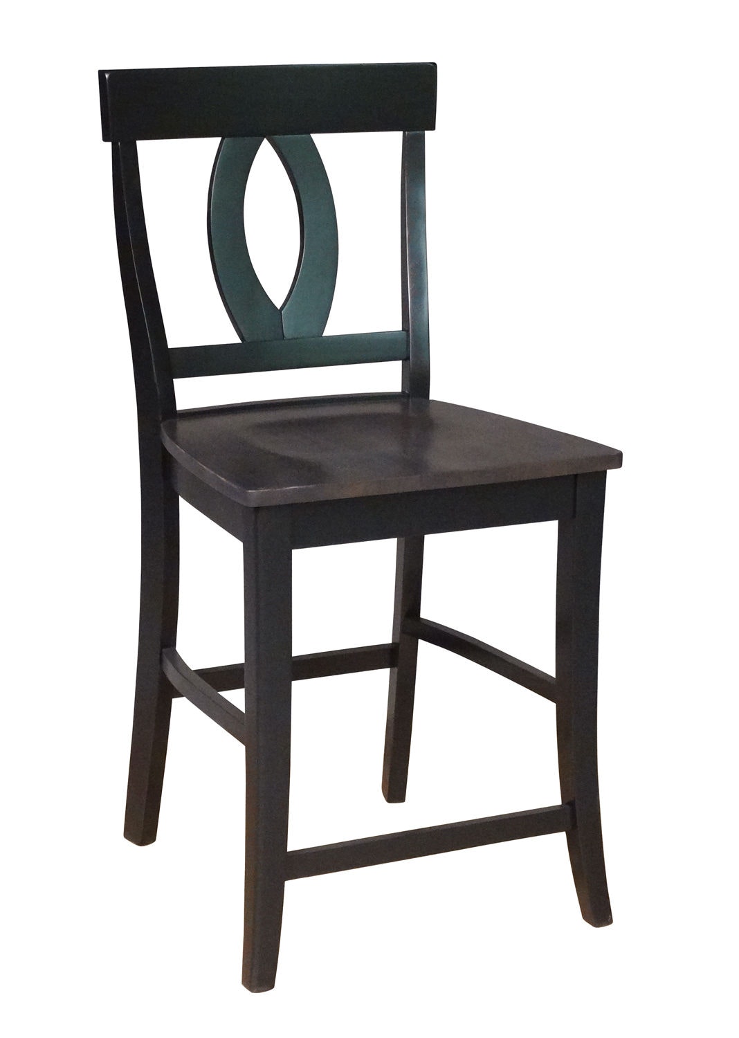John Thomas Verona Stool in Coal & Black S75-1702B