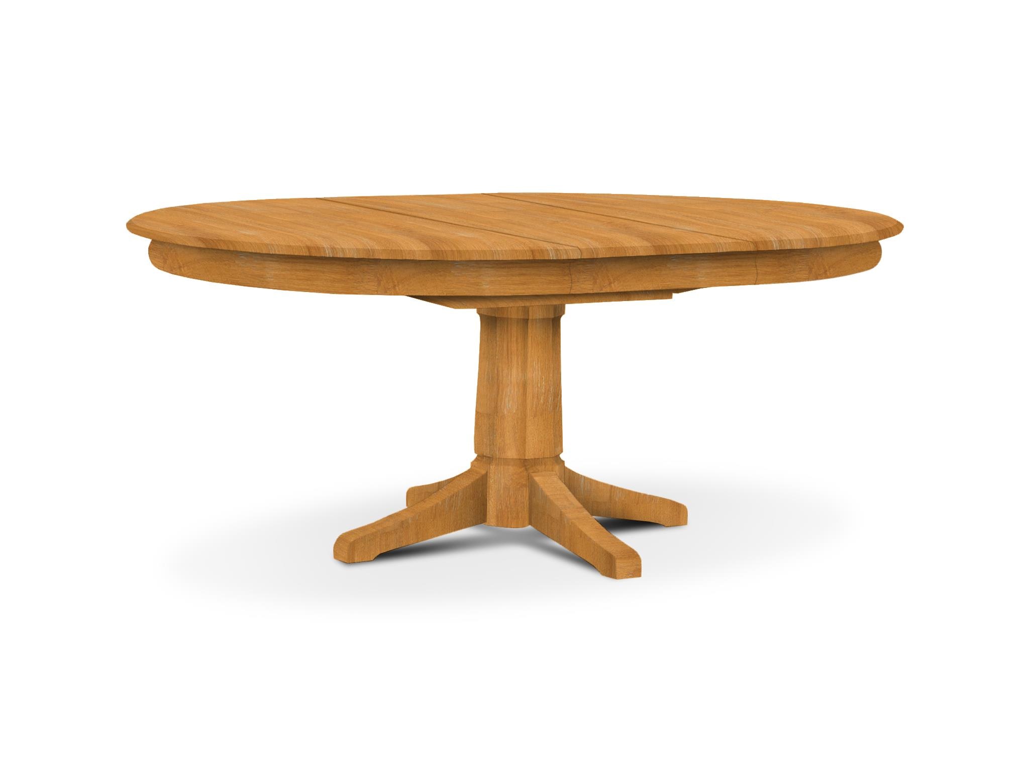 John Thomas Butterfly Leaf Pedestal Table (top only) / Transitional Pedestal T-5454XBT / T-7XB