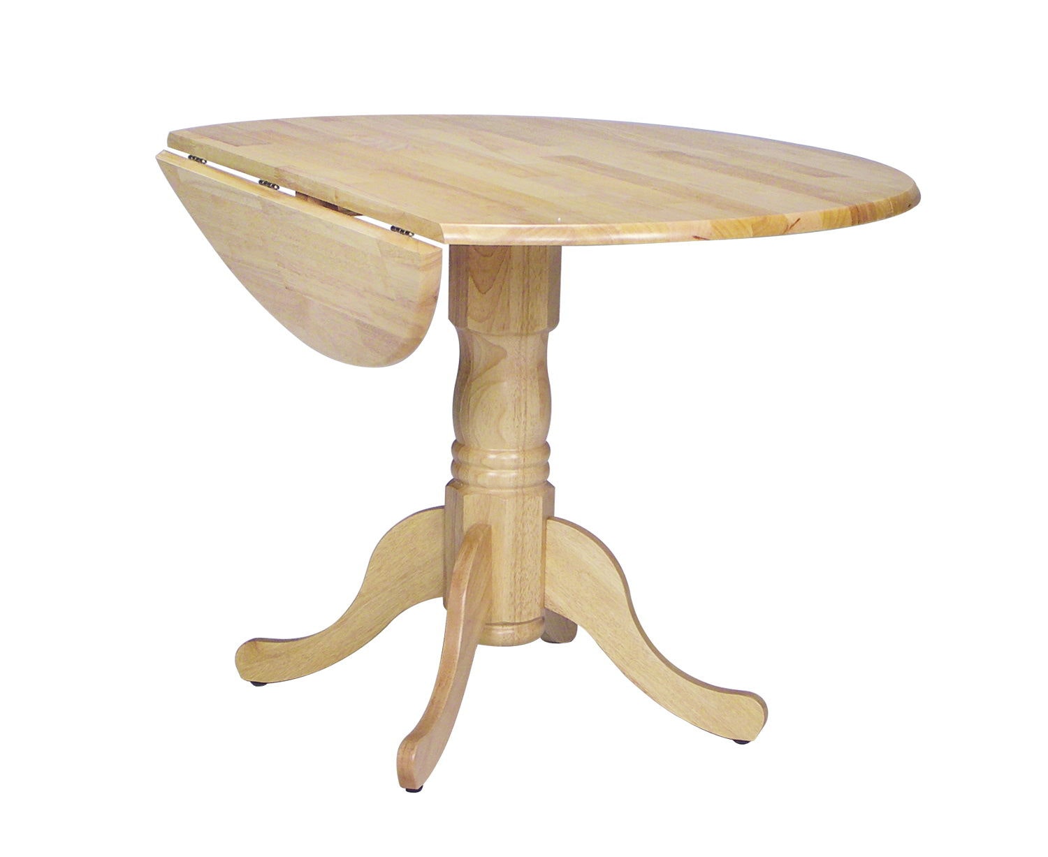 John Thomas Round Dropleaf Pedestal Table in Natural T01-42DP
