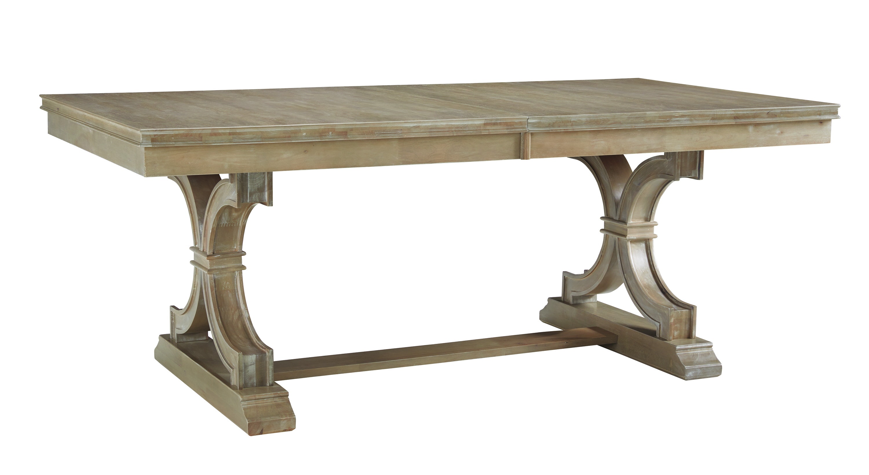 John Thomas Extension Table in Taupre Gray T09-4078XA / T09-4078XB