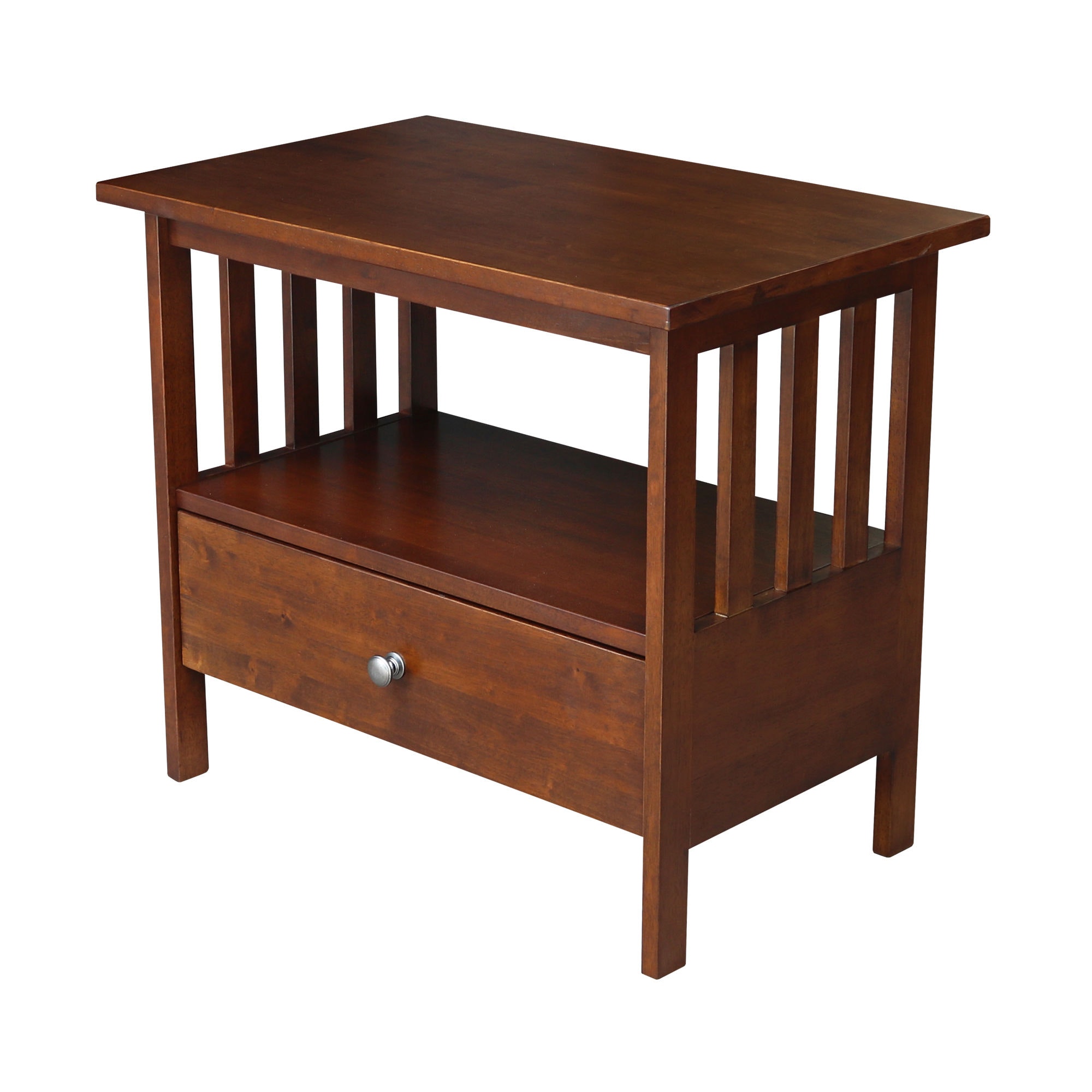John Thomas Mission TV Stand in Espresso TV581-28