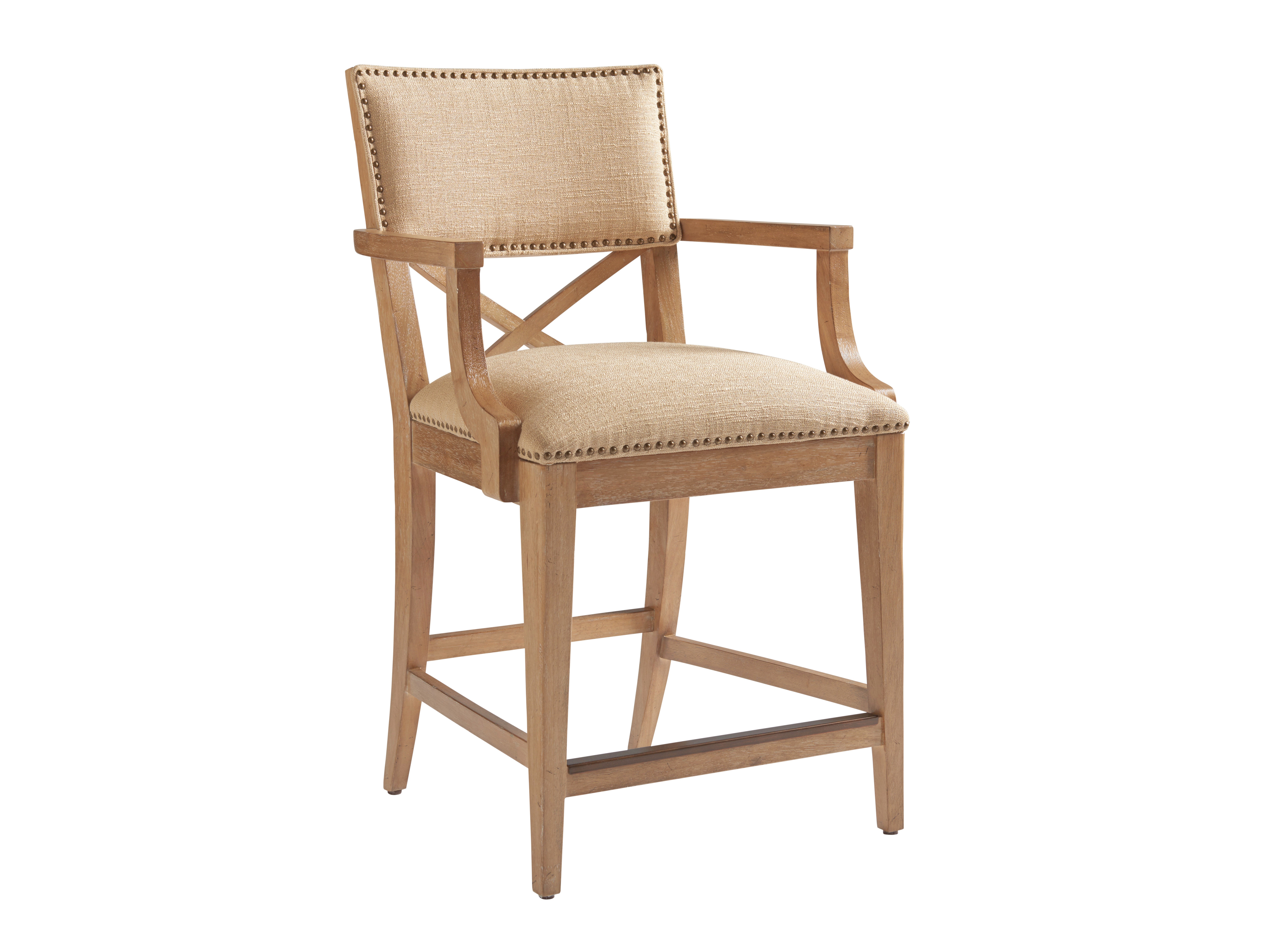 Tommy Bahama Home Sutherland Upholstered Counter Stool 566-895-01