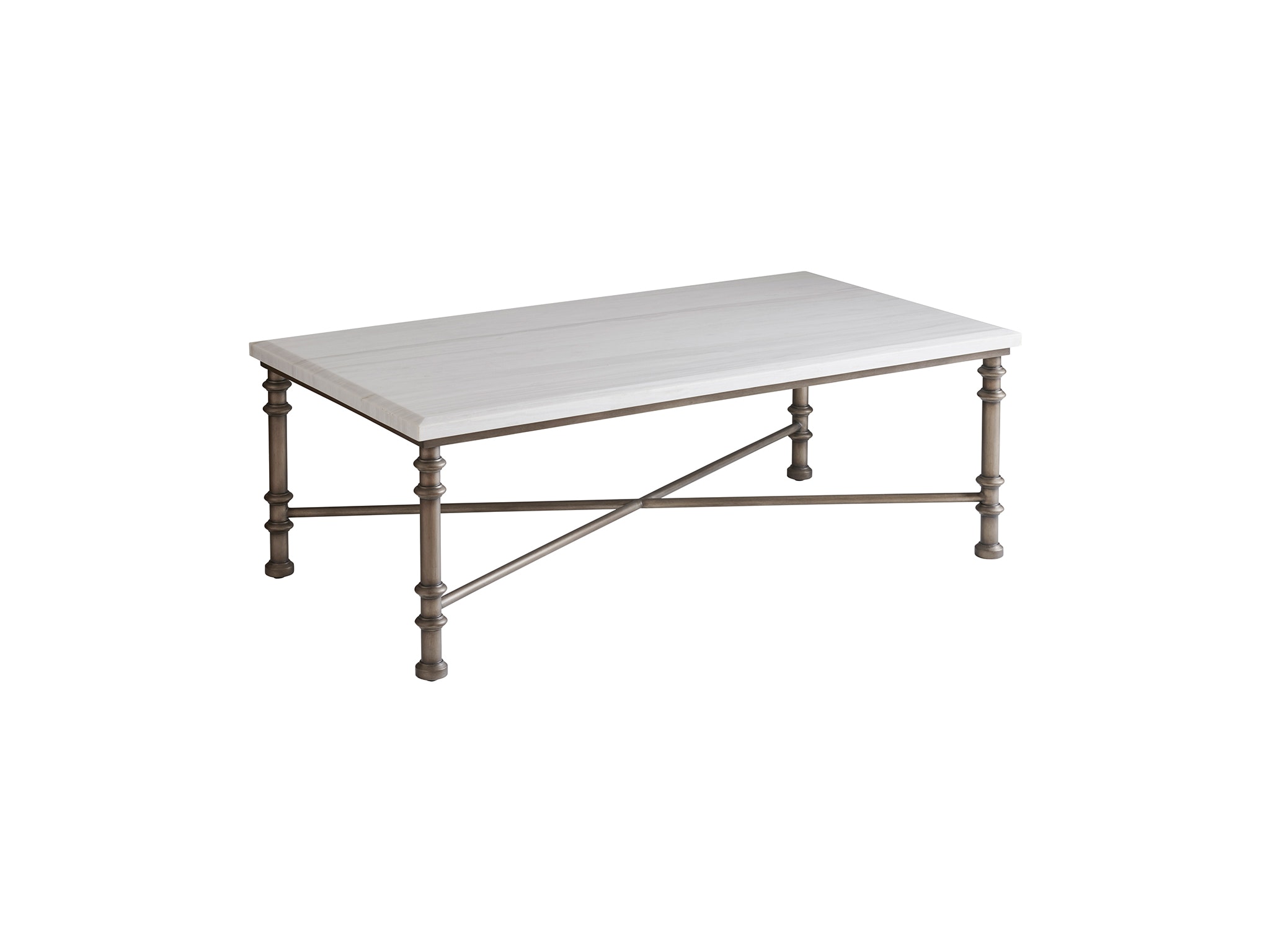 Tommy Bahama Home Flagler Rectangular Marble Top Cocktail Table 570-943