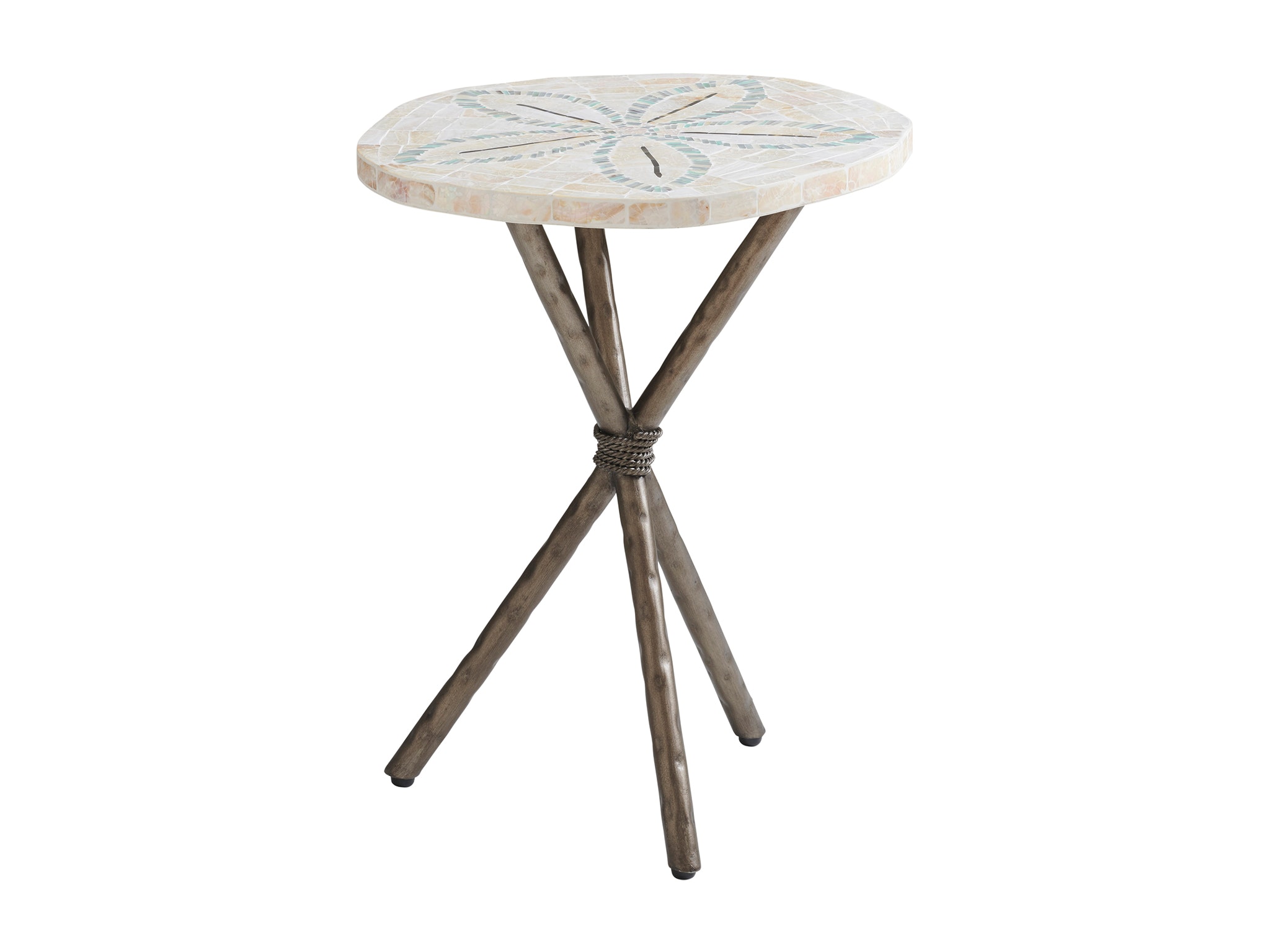 Tommy Bahama Home Sand Dollar End Table 570-956