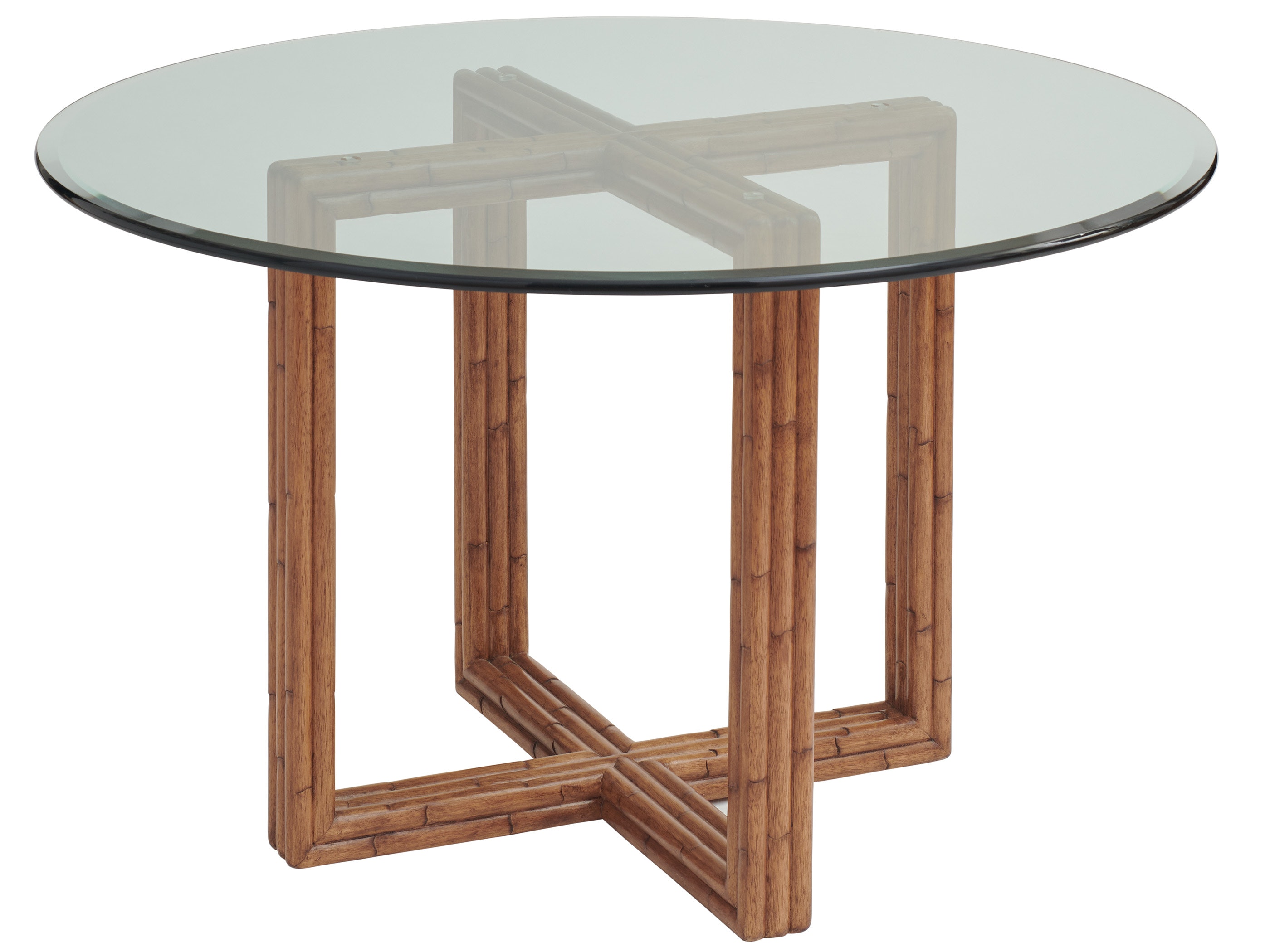 Tommy Bahama Home Sheridan Glass Top Dining Table 575-870-36C