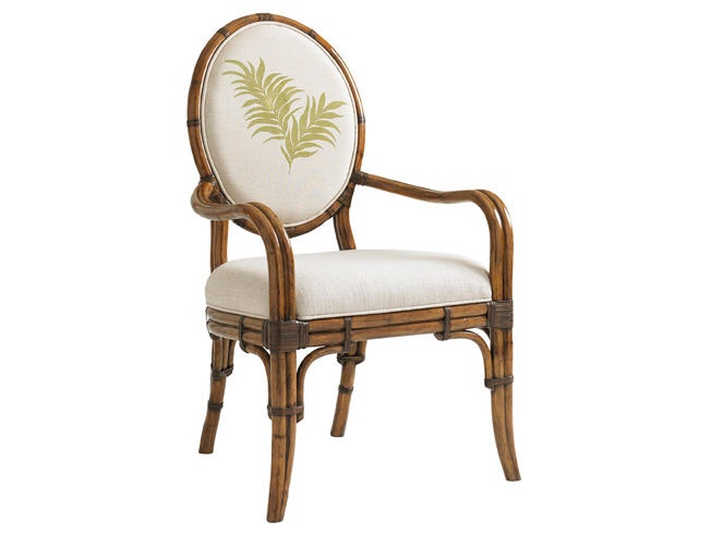Tommy Bahama Home Gulfstream Oval Back Arm Chair 593-881-02