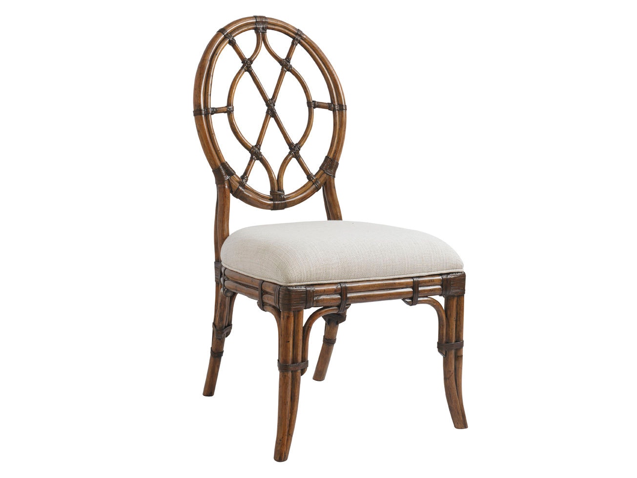 Tommy Bahama Home Cedar Key Oval Back Side Chair 593-886