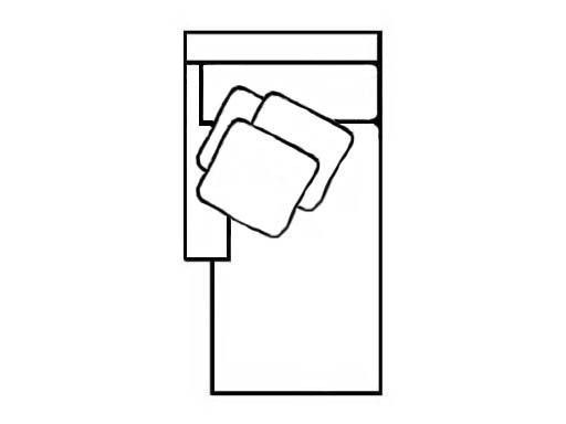 MicroD Sammy LAF Chaise 2802-04