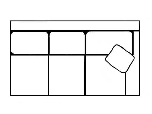 MicroD Mason RAF Sofa 452-08