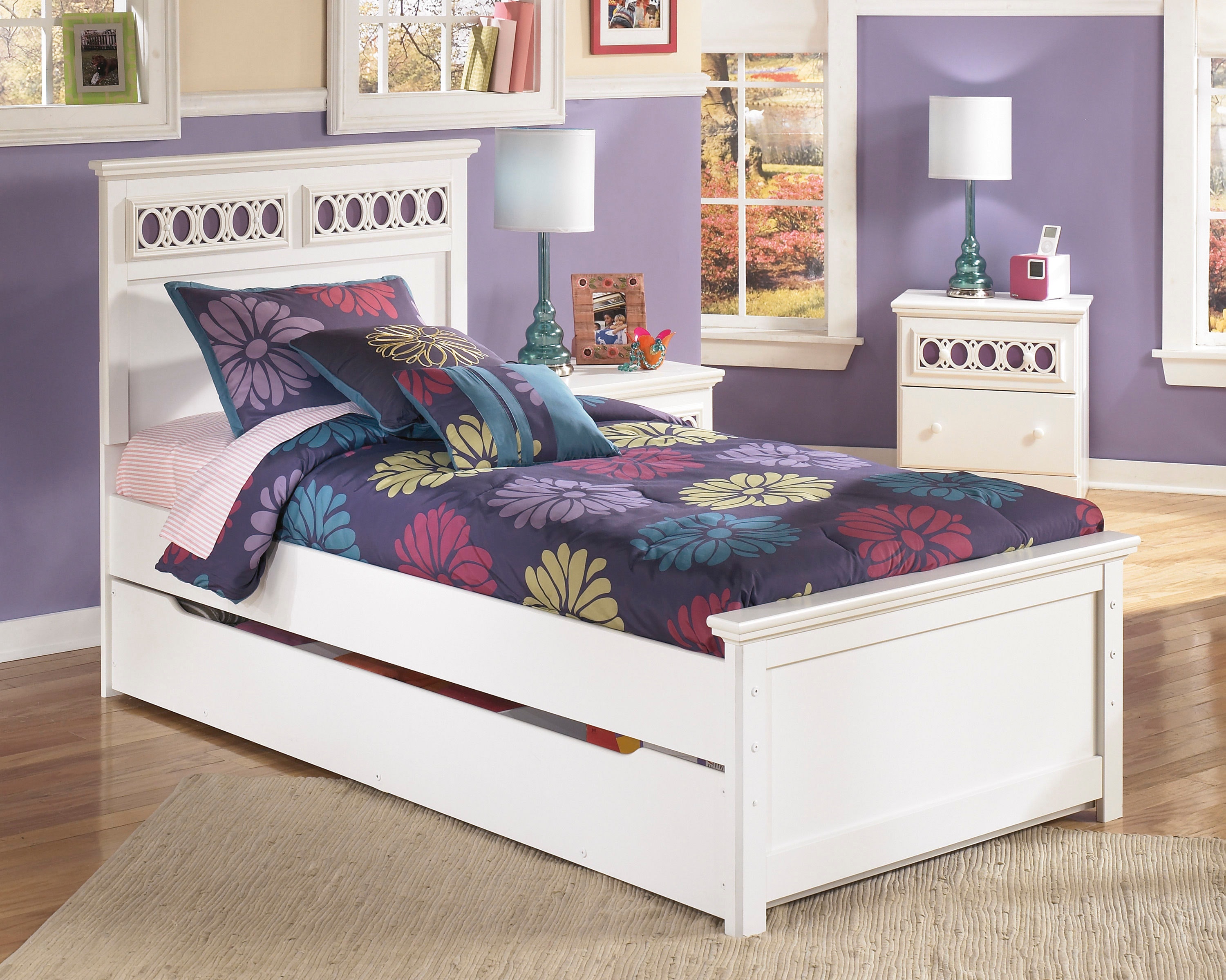 MicroD Trundle Under Bed Storage B131-60