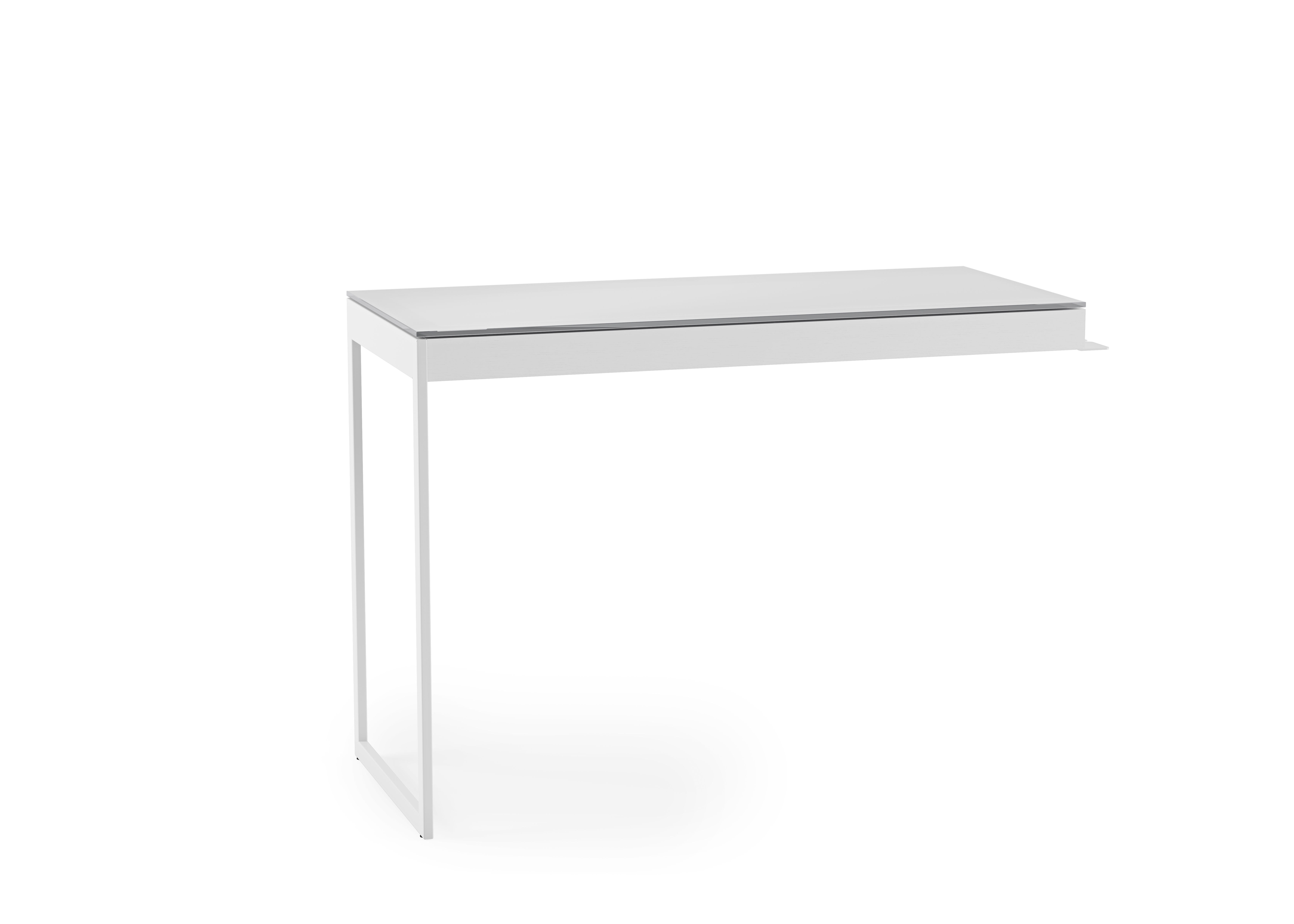 BDI Centro 6402 White Desk Return 6402 SW/GRY