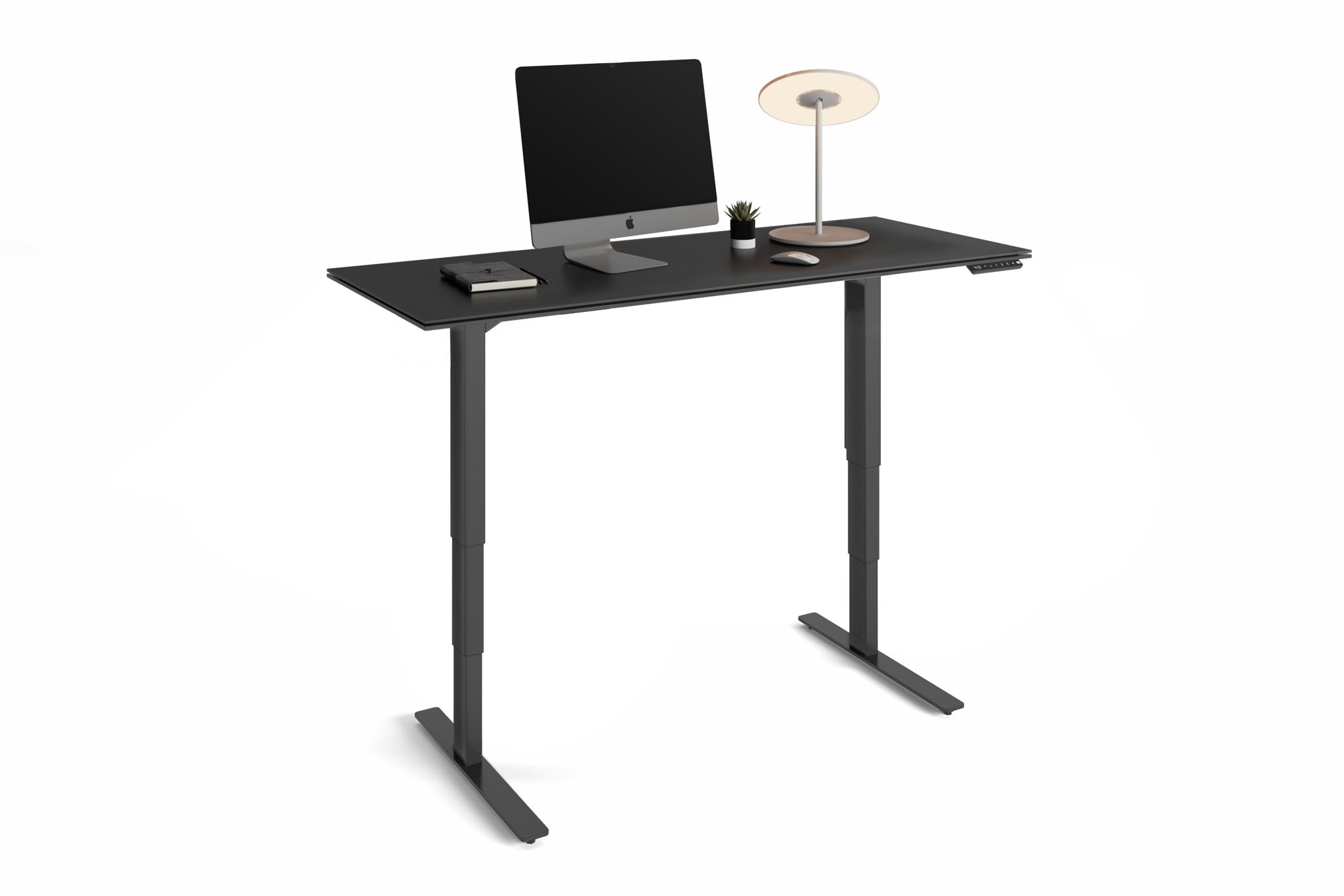 BDI Stance 6651 Standing Desk | 60"x24" 6651 BK