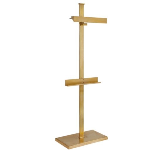 Ralph Lauren Langham Display Floor Lamp in Natural Brass RL 1388NB