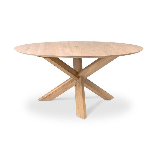 Ethnicraft Furniture Oak Circle Dining Table 50164