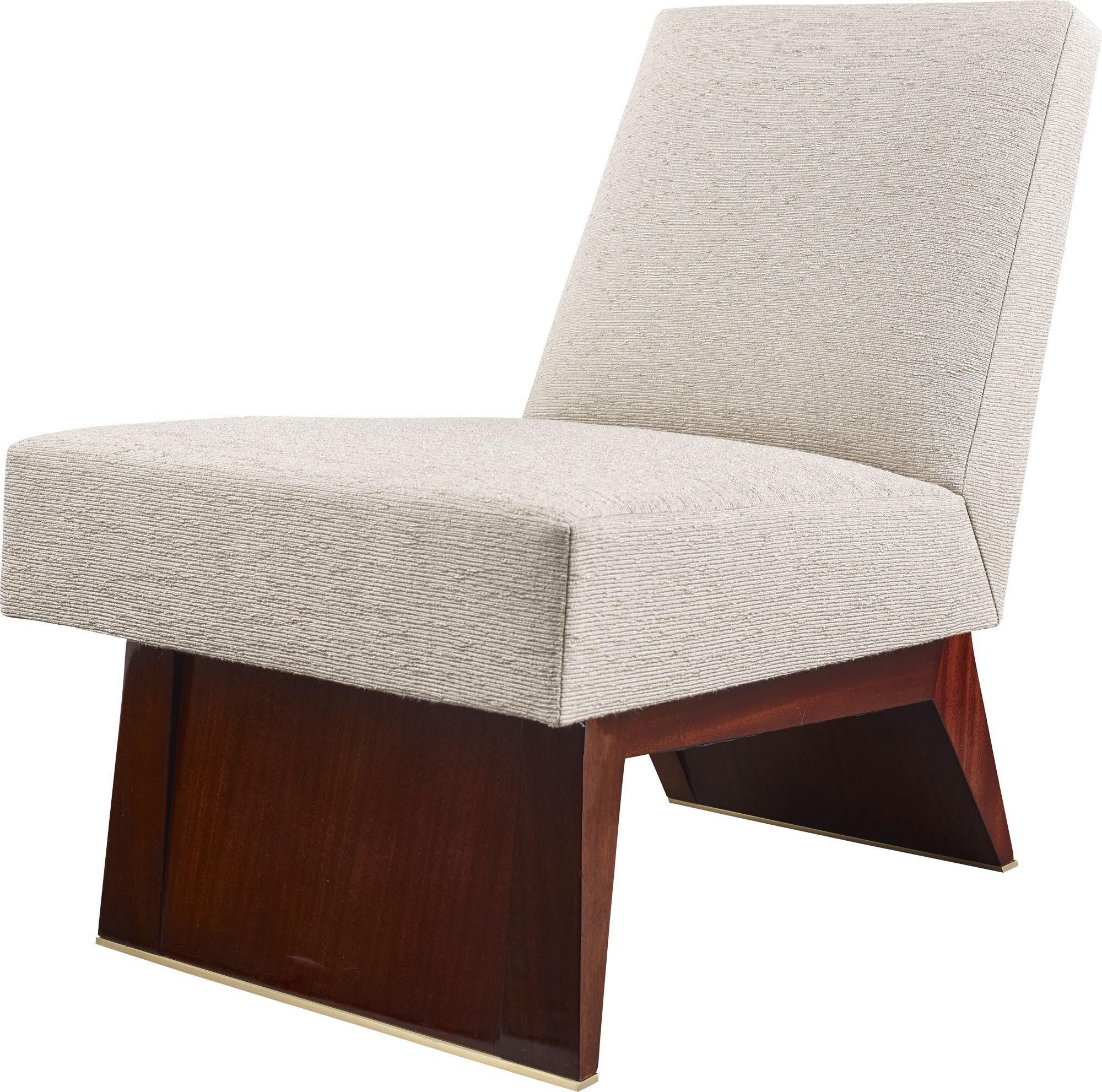Baker Wedge Slipper Chair BA6845C