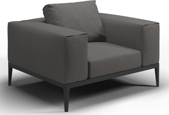 Gloster Grid Lounge Chair- Meteor 101159-P