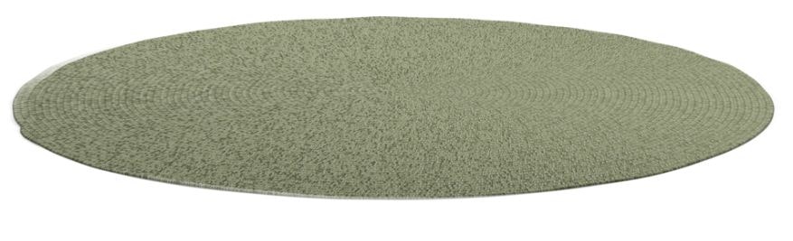 Gloster Deco Round Rug Moss Melange 101244