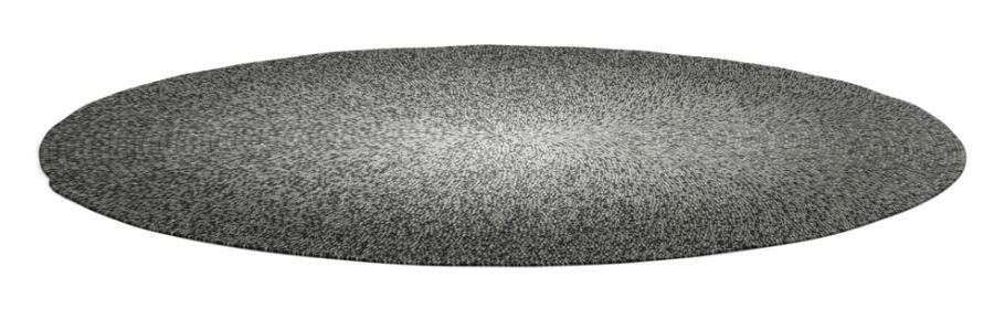 Gloster Deco Round Rug Graphite Ombre 101243