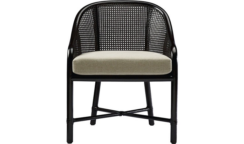 McGuire Caned Barrel Chair MCM423