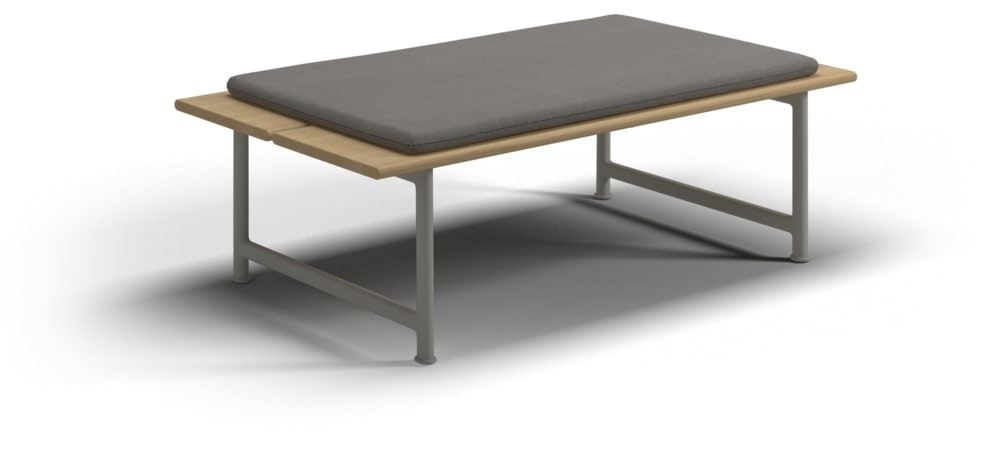 Gloster Ottoman (Teak / Fife Rainy Grey) 107879