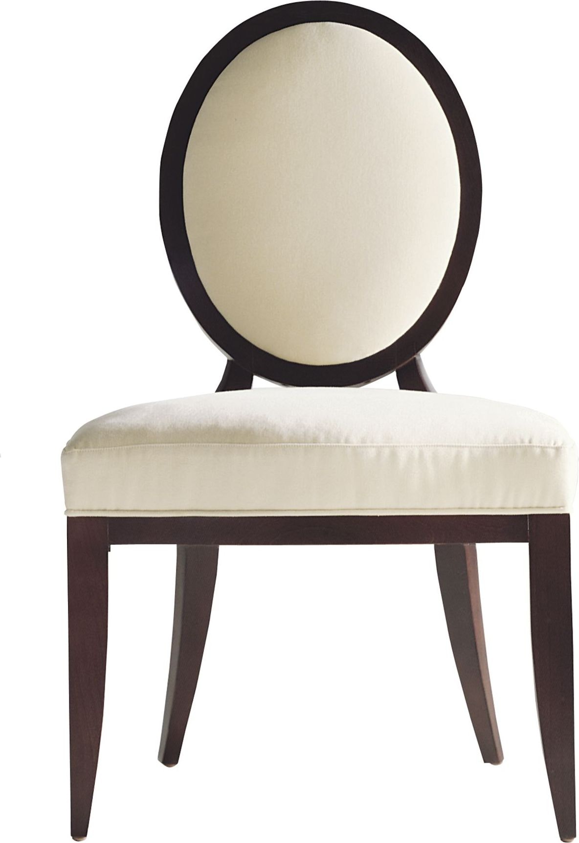 Baker Oval X-Back Dining Side Chair BA3440
