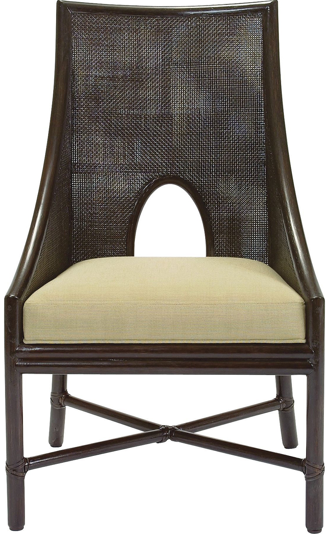 McGuire Caned Arm Chair MCM262