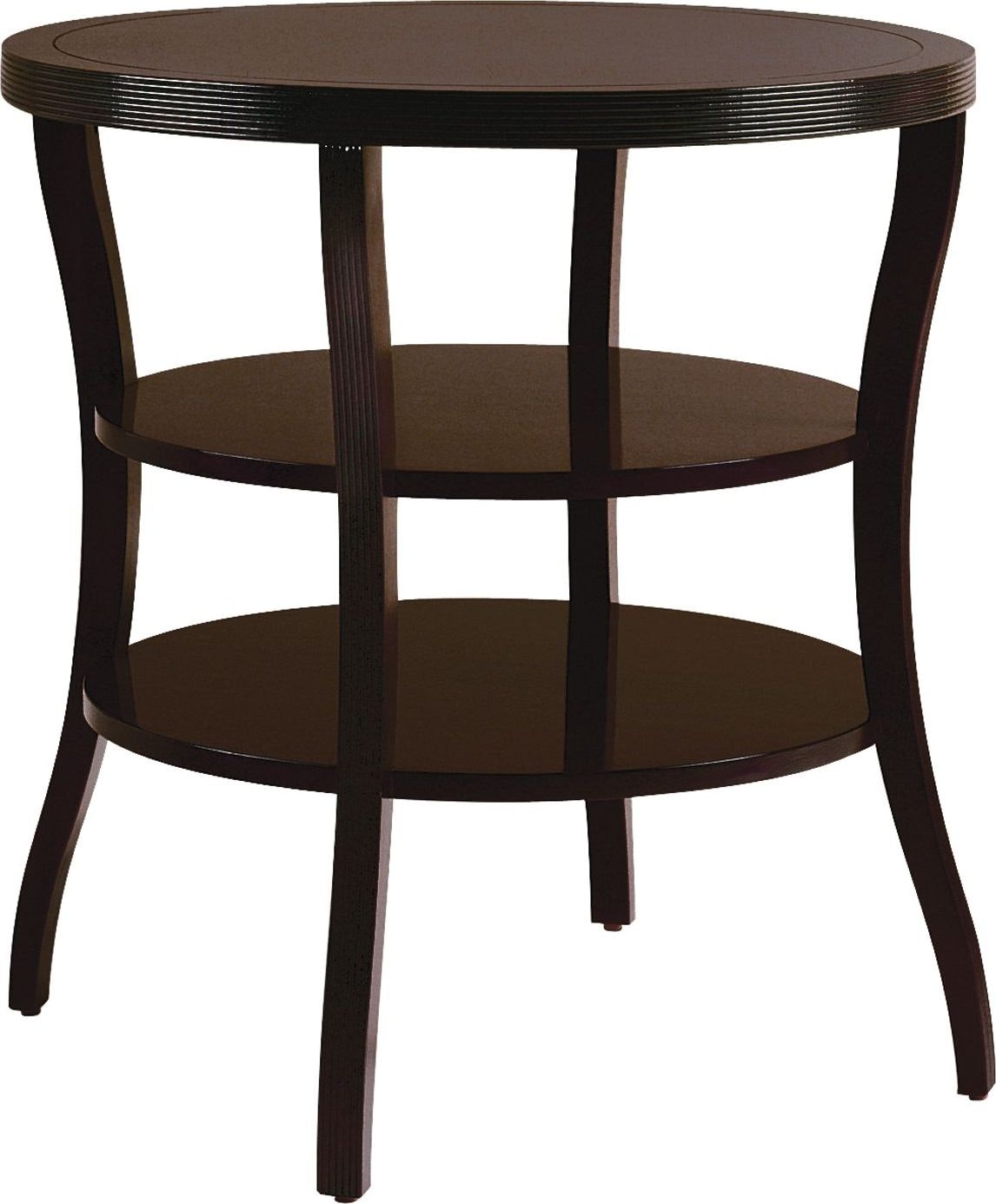 Baker Round Tiered End Table BA3559