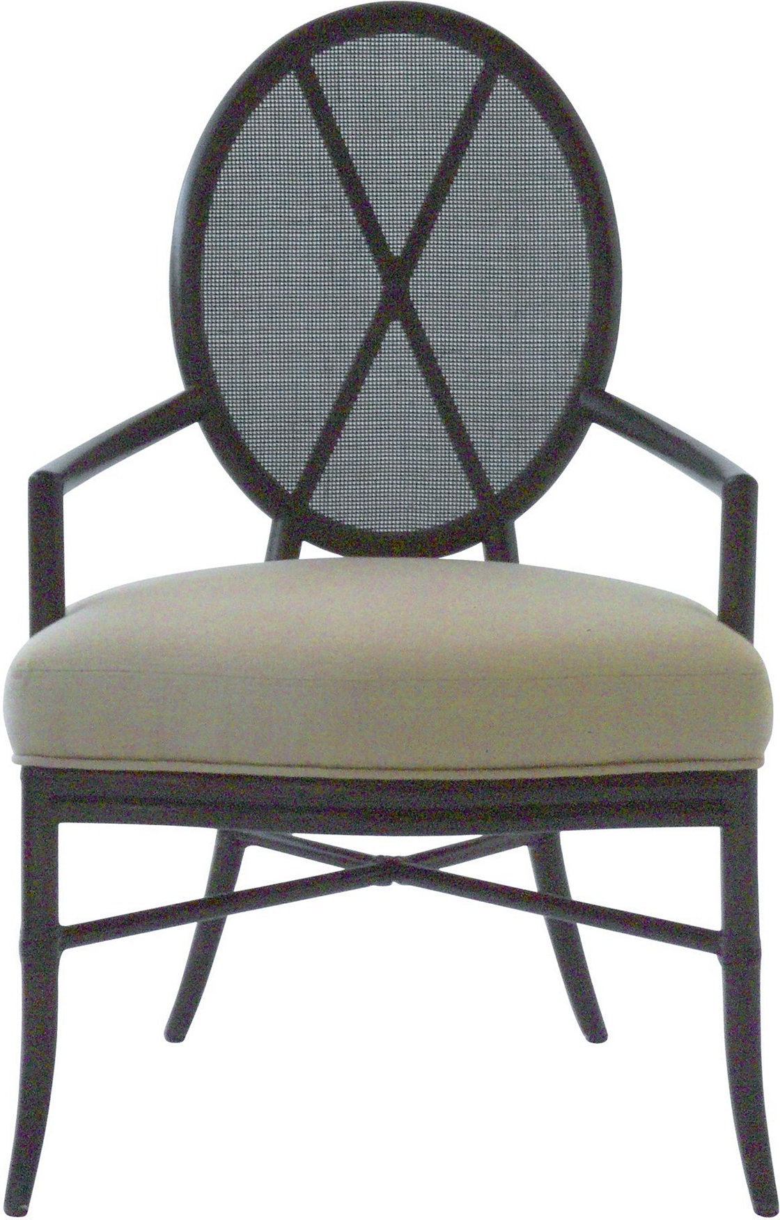 McGuire Oval X-back Chair MCM270