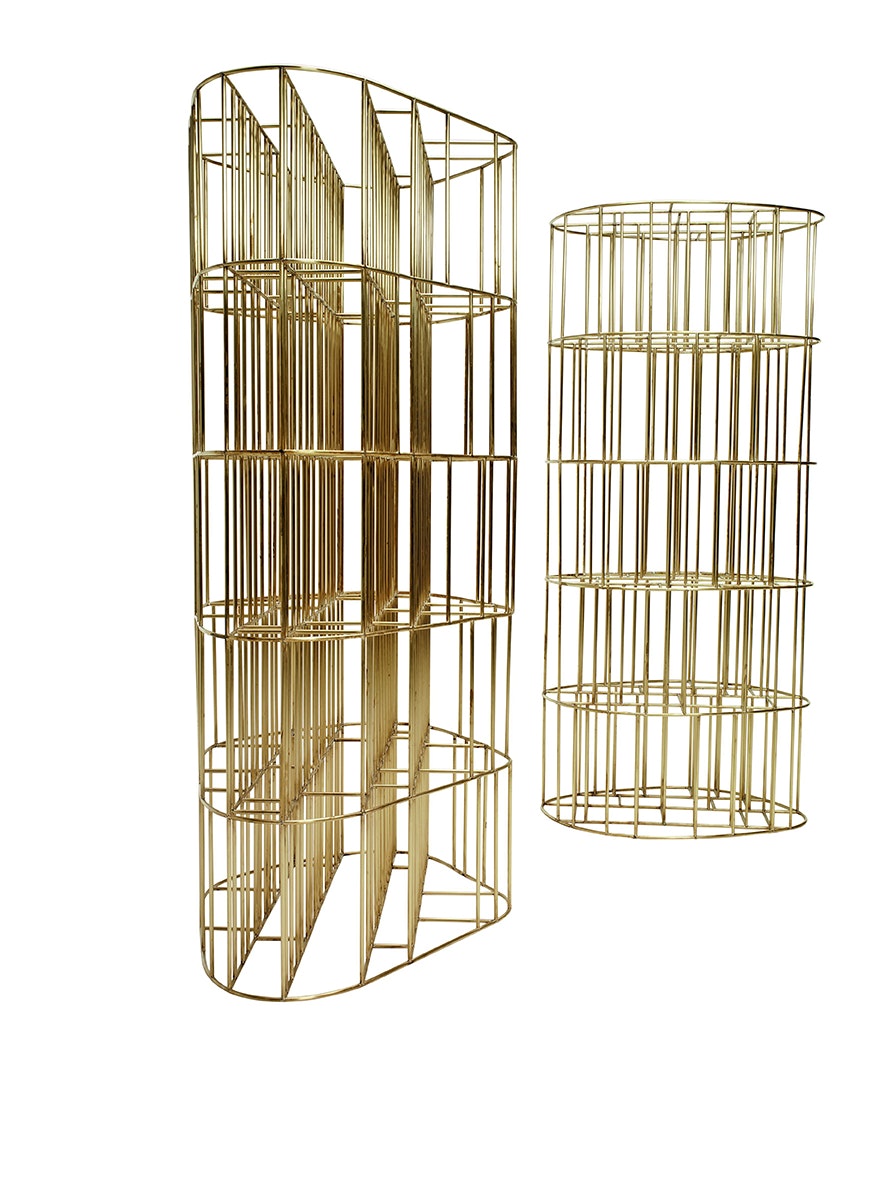 Ceccotti Collezioni Golden Cage Bookcase goldencage