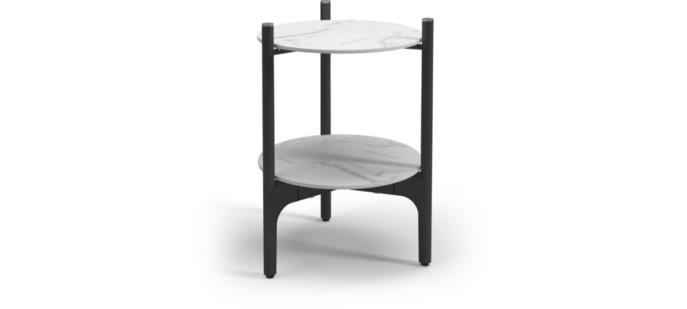 Gloster GRAND WEAVE - SIDE TABLE CERAMIC 9797-P