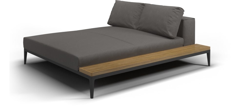 Gloster GRID LEFT / RIGHT CHILL CHAISE UNIT TEAK 7146-P