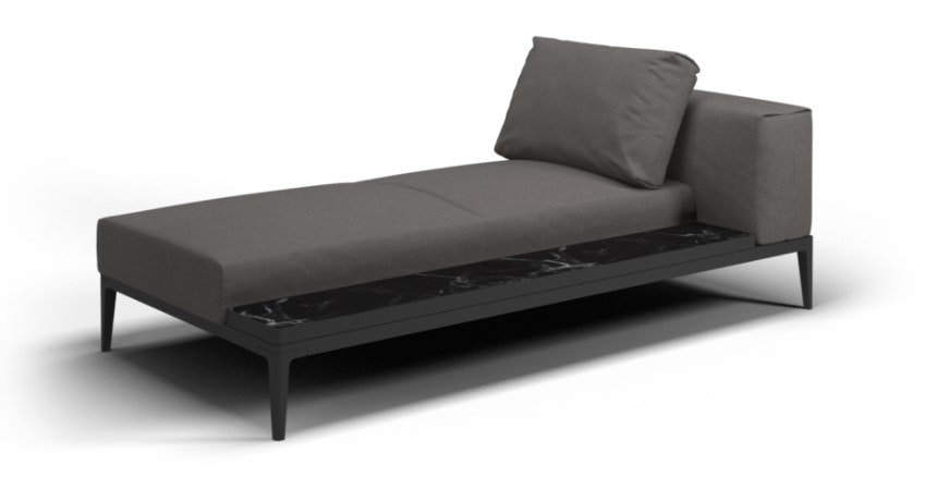 Gloster Grid Single Chaise Unit 103952-P