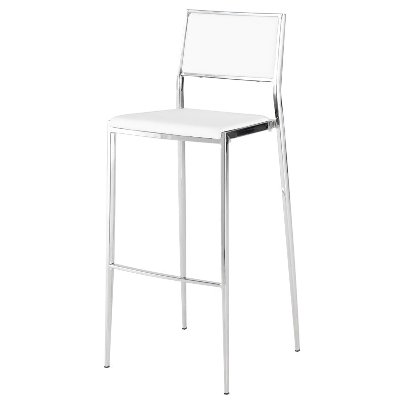 Nuevo AARON BAR STOOL WHITE HGBO174