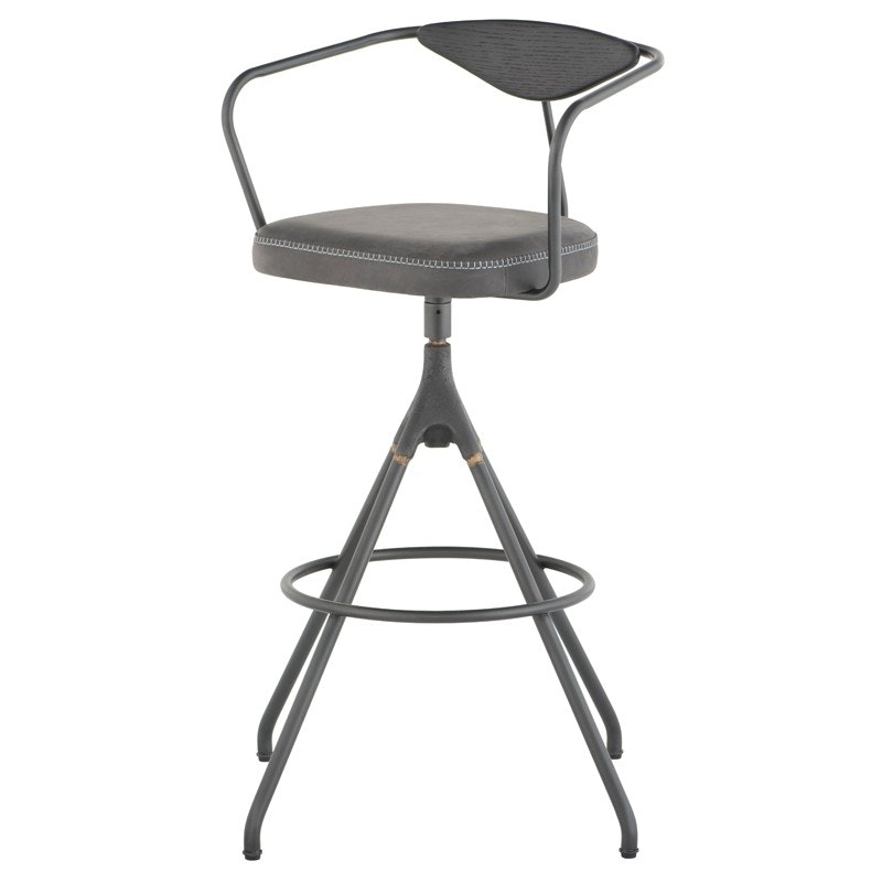 Nuevo AKRON BAR STOOL STORM BLACK HGDA565