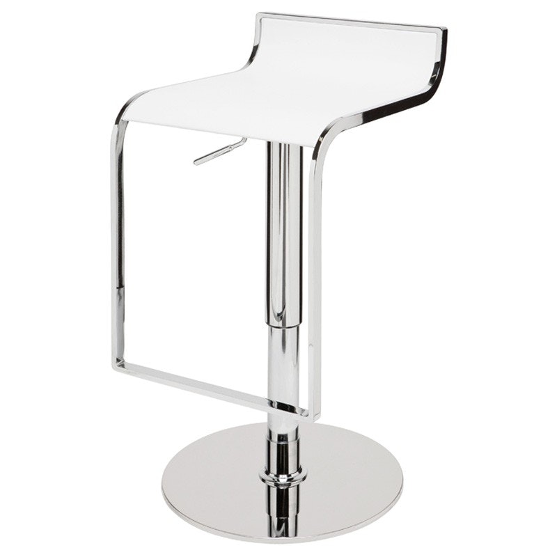 Nuevo ALEXANDER ADJUSTABLE STOOL WHITE HGGA182