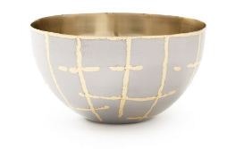 Bungalow 5 Loom Small Bowl, Silver LOM-1913-807