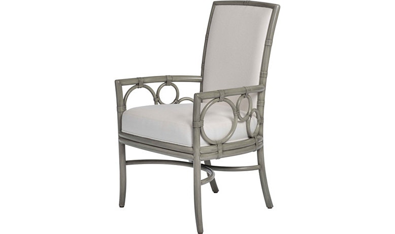 McGuire Upholstered Arm Chair MCM283